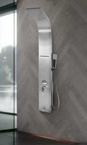 Bateria panel prysznicowy niklowany na Arena.pl