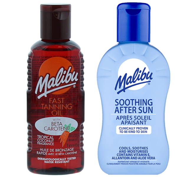 Malibu Olejek Do Opalania 100ml + Balsam Po Opalaniu 100ml zdjęcie 1