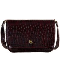 Torebka Skórzana Canaletto bordo lakierowana TD888s354