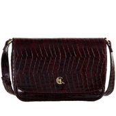 Torebka Skórzana Canaletto bordo lakierowana TD888s354