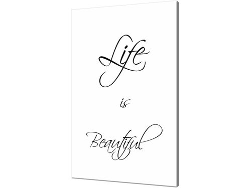 Life is beautiful80x120cm na Arena.pl