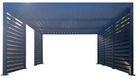 CarPort PREMIUM - wiata samochodowa 5x6  dodatkowa zabudowa TS1223