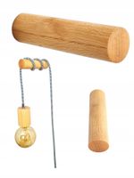 Drewniany Wieszak na Ścianę Kinkiet z Drewna Ścienny Kołek Designerski Loft