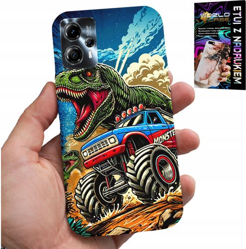 ETUI DO MOTOROLA G13 / G23 -DINOZAUR W MONSTERTRUCKU WZORY DLA DZIECI na Arena.pl