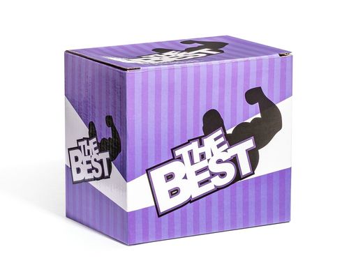 Kubek THE BEST - CZARNY na Arena.pl