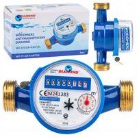 WODOMIERZ LICZNIK MIERNIK DO WODY ZIMNEJ ANTYMAGNETYCZNY DN20 FI 3/4"