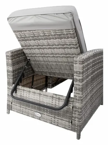 Technorattan Leżak Ogrodowy +Stolik MEBLE E1049 na Arena.pl