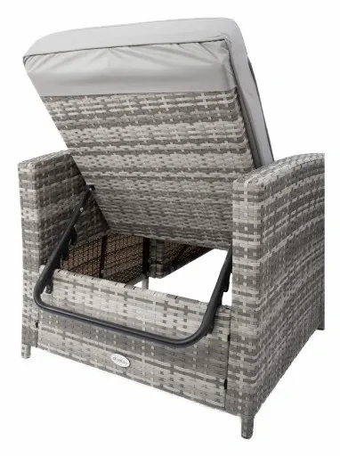 Technorattan Leżak Ogrodowy +Stolik MEBLE E1049 zdjęcie 3