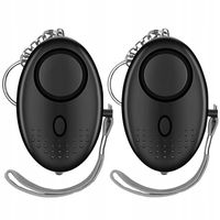 2x ALARM OSOBISTY BEZPIECZEŃSTWA BRELOK 130DB GŁOŚNY SAMOOBRONA Z