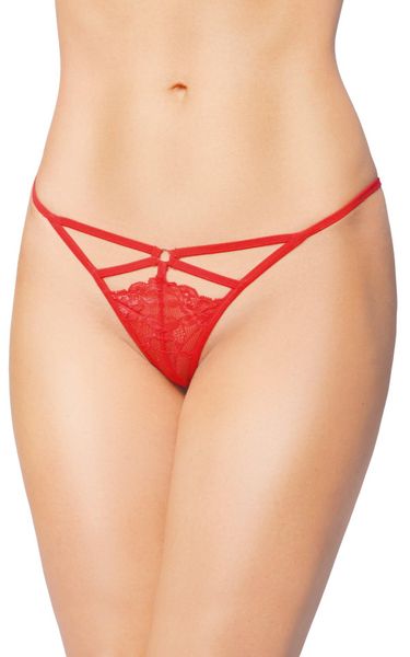 G-String 2473 - Red S/L zdjęcie 1