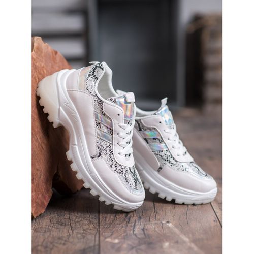 Białe Sneakersy Snake Print r.36 na Arena.pl