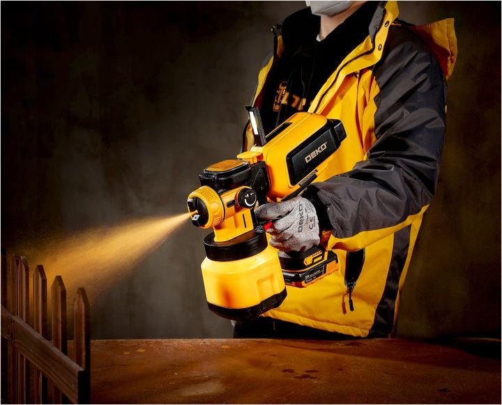 PISTOLET DO MALOWANIA ŚCIAN AGREGAT MALARSKI 3DYSZE 70 DIN ZESTAW XXL DEKO zdjęcie 5