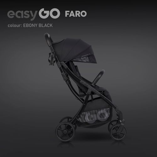 EASY GO Wózek dziecięcy FARO EBONY BLACK na Arena.pl