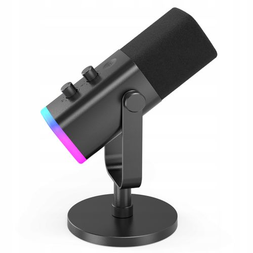 Mikrofon dynamiczny studyjny Fifine AM8 AMPLIGAME USB/XLR RGB gamingowy PnP na Arena.pl