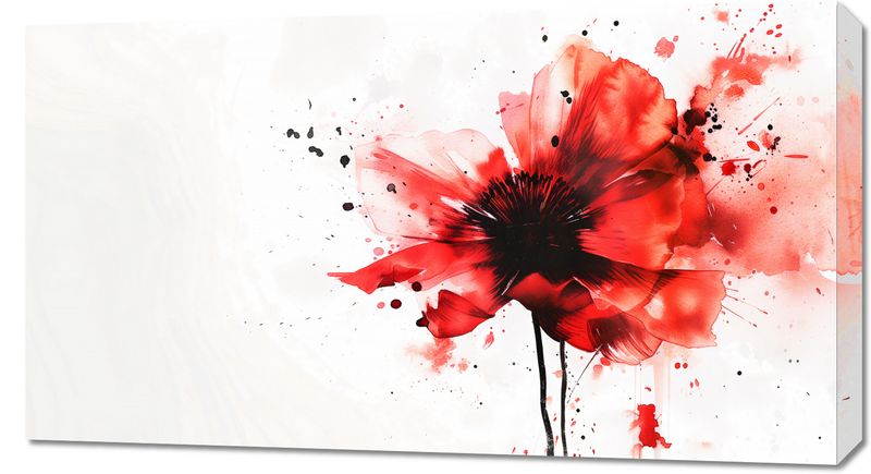 Obraz 90x50cm Płynna Akwarela zdjęcie 1