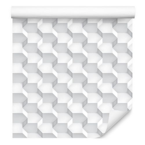 Tapeta Do Salonu Wzór GEOMETRYCZNY Efekt 3D Ozdoba na Arena.pl