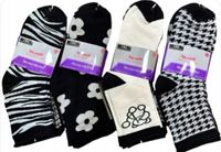 Skarpety damskie ZESTAW 5 PAR SKARPETKI BEZUCISKOWE BAWEŁNA 35-38