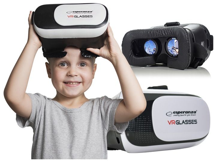 OKULARY GOGLE VR WIRTUALNA RZECZYWISTOŚĆ DO WSZYSTKICH TELEFONÓW DO 7 cali zdjęcie 1