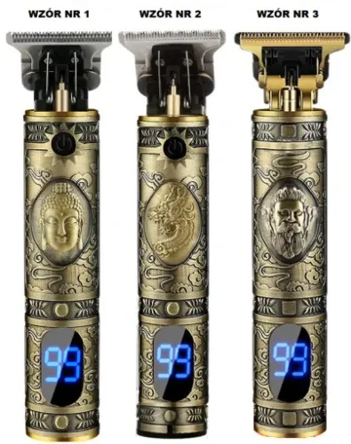 TRYMER MASZYNKA DO STRZYŻENIA BRODY RÓŻNE WZORY na Arena.pl