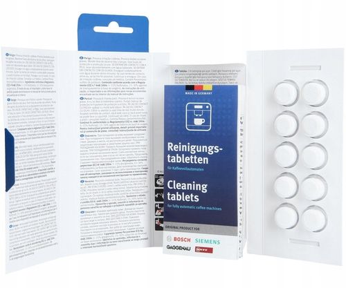 ORYGINALNE TABLETKI czyszczące ekspresów SIEMENS | 10szt TZ60001 na Arena.pl