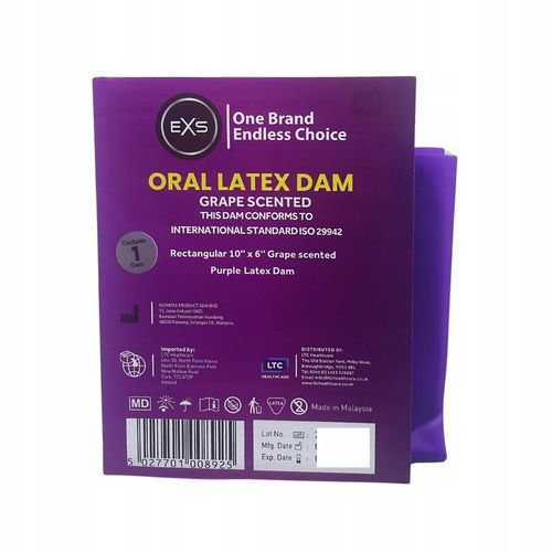 Cienka Chusteczka EXS Koferdamy 4 Smaki Lateksowa Do Seksu Oralnego Owocowe na Arena.pl