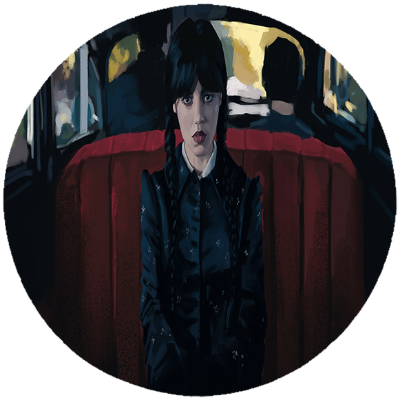 Podkładka pod myszkę Wednesday Addams zdjęcie 2