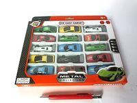 Autka metalowe 15szt LA-292 00609