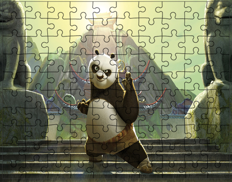 Puzzle Kung Fu Panda zdjęcie 1
