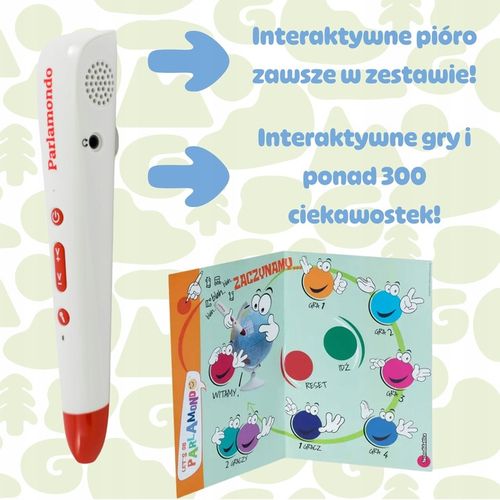 Globus ARTGLOB interaktywny podświetlany 8 JĘZYKÓW w tym POLSKI PARLAMONDO na Arena.pl