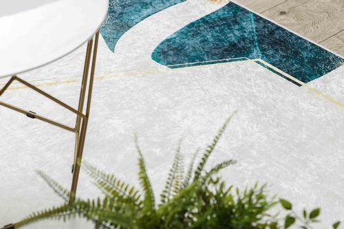 RUG/LU/ARLEN/LEAVES1/WHITE+GOLD/80x150 na Arena.pl