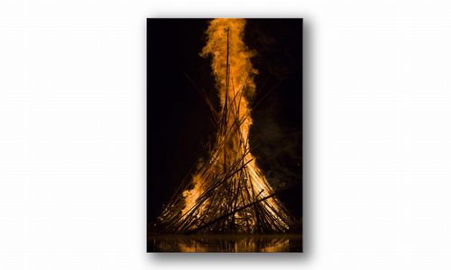 OBRAZ NA PŁÓTNIE 115 Płomień 60x90cm na Arena.pl