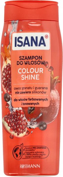 ISANA COLOUR SHINE SZAMPON DO WŁOSÓW FARBOWANYCH 300 ML zdjęcie 1
