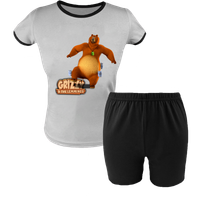 Krótka Piżama dziecięca Grizzy i Lemingi