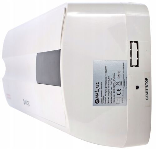 KURTYNA POWIETRZNA grzejnik wentylator 1000W 2000W na Arena.pl