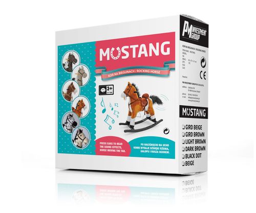 MILLY MALLY Koń MUSTANG Dark Brown na Arena.pl