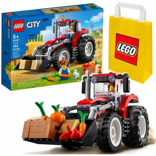 LEGO FARMA 60287 - TRAKTOR Z RUCHOMĄ ŁYŻKĄ CIĄGNIK na Arena.pl
