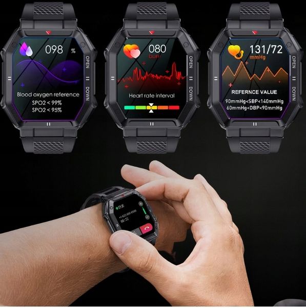 SMARTWATCH MĘSKI WIELOFUNKCYJNY ROZMOWY zdjęcie 3