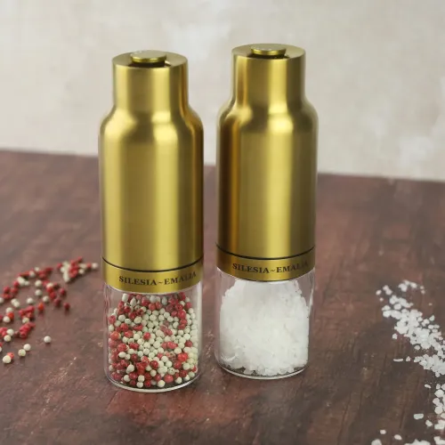 MŁYNEK GRAWITACYJNY CERAMICZNY DO MIELENIA SOLI PIEPRZU PRZYPRAW SZKLANY na Arena.pl