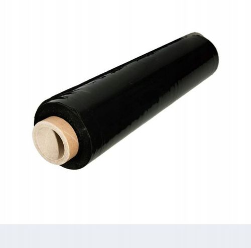 STRECZ folia 3kg CZARNA 2,7kg netto folii 23mic x1 na Arena.pl