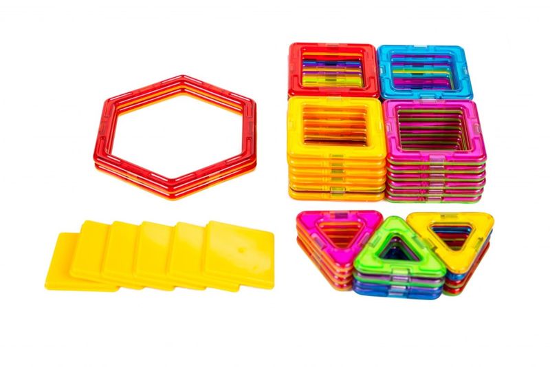 Kolorowe klocki magnetyczne MAGICAL MAGNET 52SZT zdjęcie 6