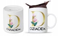 Zestaw Dla Dziadka Dzień Dziadka Kubek + Skarbonka Z Nadrukiem Ze Zdjęciem