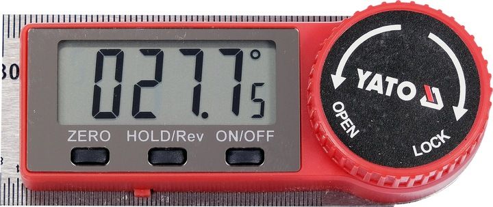KĄTOMIERZ ELEKTRONICZNY CYFROWY YATO 300mm 360° zdjęcie 5