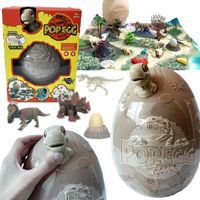 zestaw mega jajo dinozaura niespodzianka figurki dnozaurów mata rs051-3