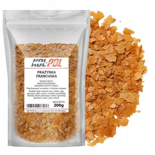 PRAŻYNKI FRANCUSKIE 200g Chrupiące posypka Francuska do deserów Kol-Pol na Arena.pl