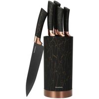 zestaw 5 noży kuchennych w stojaku klausberg kb-7799