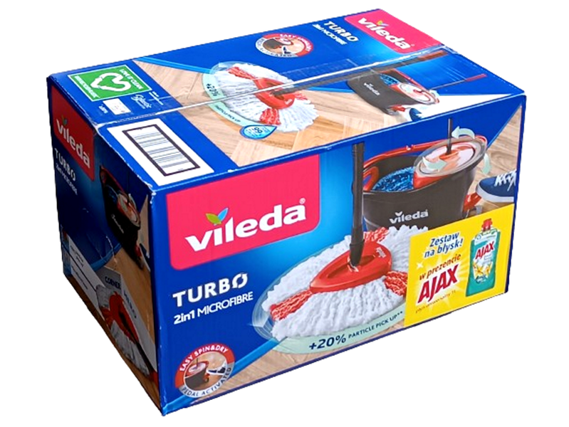 Wiadro i mop obrotowy Vileda Turbo 38cm zdjęcie 1