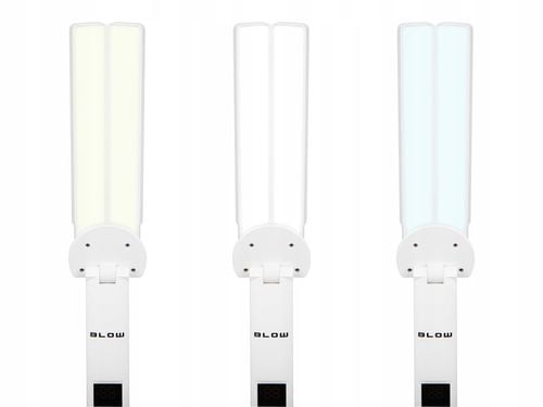 PODWÓJNA LAMPKA BIURKOWA LED Z WYŚWIETLACZEM ZEGAR DATA ORGANIZER TEMP na Arena.pl