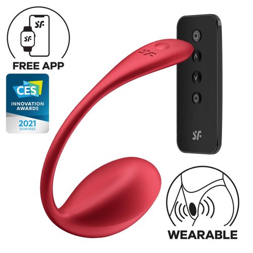 jajeczko wibrujące shiny petal red connect app satisfyer na Arena.pl