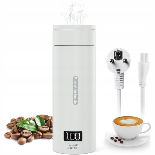 PODRÓŻNY MAŁY CZAJNIK ELEKTRYCZNY Z REGULACJĄ TEMPERATURY, KUBEK PODRÓŻNY na Arena.pl