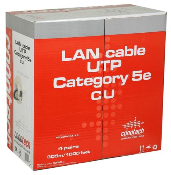 Kabel UTP 5e Conotech na metry skrętka zdjęcie 2